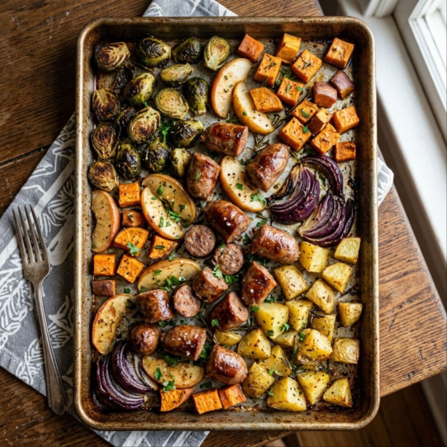 Bratwurst with Roasted Fall Vegetables Meal Kit (Serves 4)
