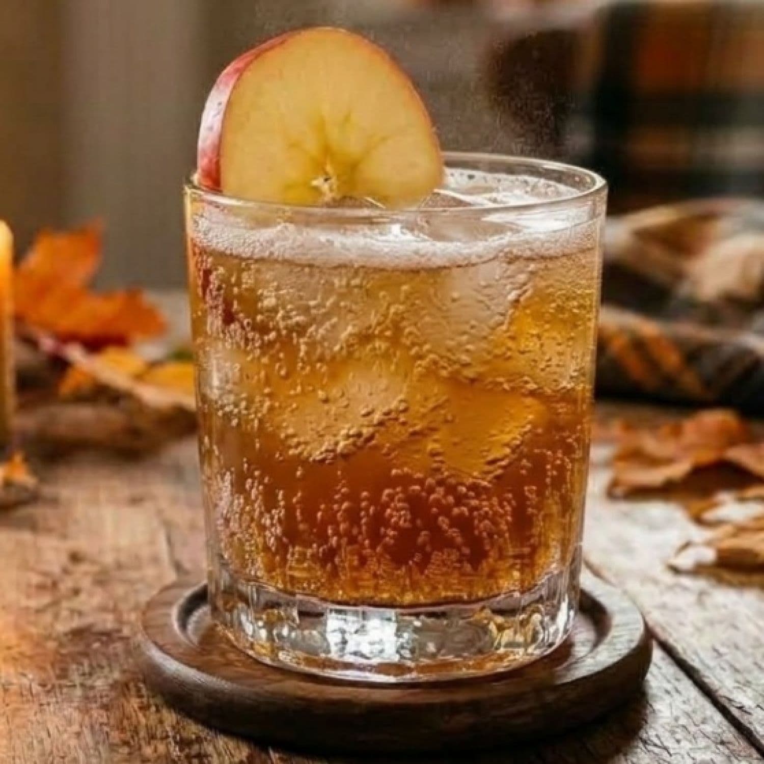 Apple Ginger Shrub Cocktail