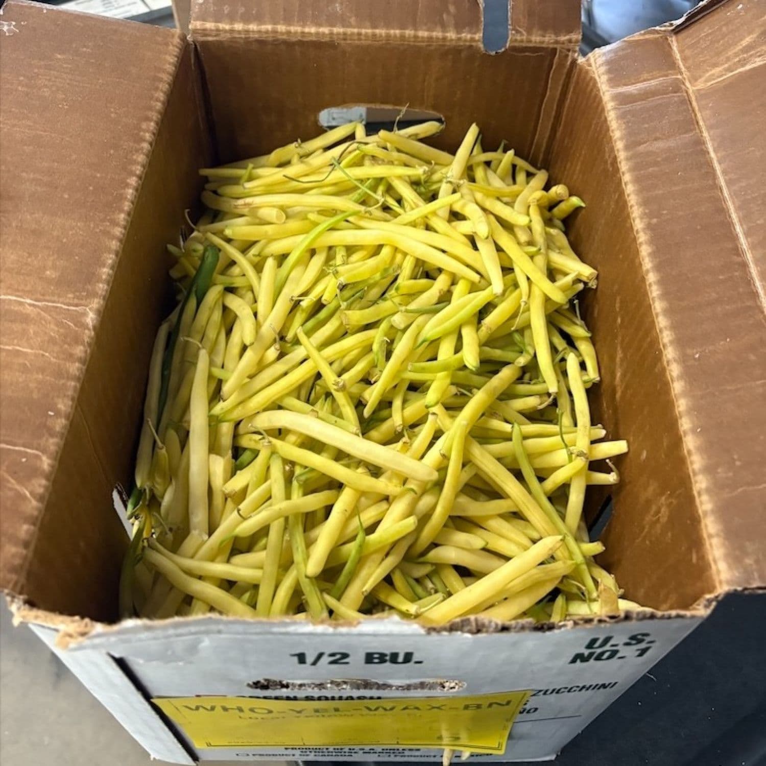 Local Yellow Wax Beans