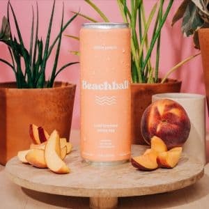 Beachball Organic Iced Tea Can - White Peach